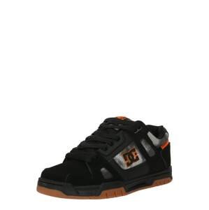 DC Shoes Nízke tenisky 'STAG'  čierna / strieborná