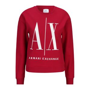 ARMANI EXCHANGE Mikina '8NYM02'  červená / biela