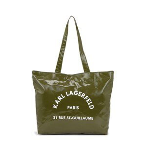 Karl Lagerfeld Shopper 'Rue St-Guillaume'  olivová / biela