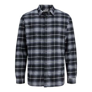 Jack & Jones Junior Košeľa  modrá / čierna / biela