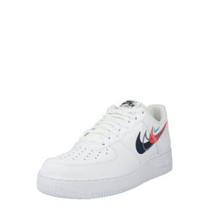 Nike Sportswear Nízke tenisky 'AIR FORCE 1 07'  svetlomodrá / červená / čierna / biela