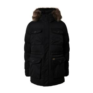 Superdry Zimná parka 'Chinook'  svetlohnedá / žltá / čierna