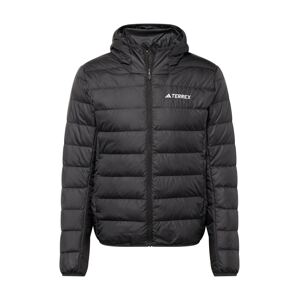 ADIDAS TERREX Outdoorová bunda  čierna / biela