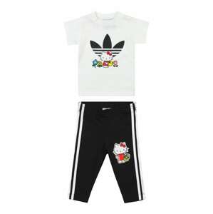 ADIDAS ORIGINALS Joggingová súprava 'Hello Kitty'  zelená / červená / čierna / biela