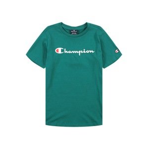 Champion Authentic Athletic Apparel Tričko  smaragdová / červená / biela