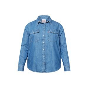 Levi's® Plus Blúzka 'PL Iconic Western'  modrá denim