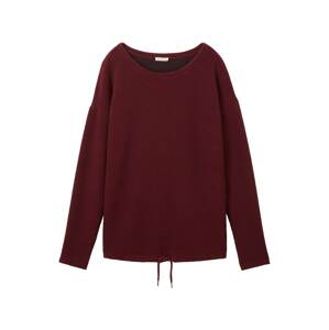 TOM TAILOR Sweatshirt  burgundská