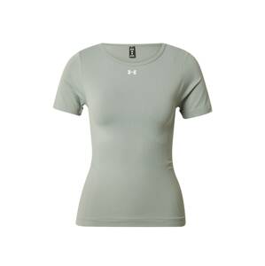 UNDER ARMOUR Sportshirt  pastelovo zelená / biela