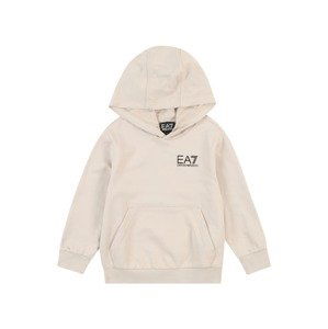 EA7 Emporio Armani Sweatshirt  béžová / čierna