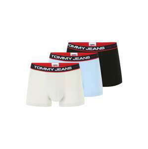 Tommy Jeans Boxerky  svetlomodrá / červená / čierna / biela