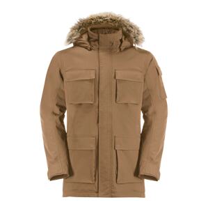 JACK WOLFSKIN Outdoorová bunda 'Glacier Canyon'  hnedá