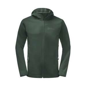 JACK WOLFSKIN Outdoorjacke 'BORNBERG'  tmavozelená