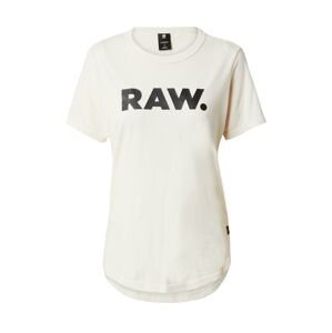G-Star RAW Tričko  béžová / čierna