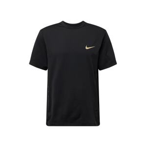 NIKE Funkčné tričko 'HYVERSE'  béžová / čierna