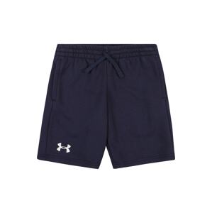 UNDER ARMOUR Športové nohavice 'Rival'  námornícka modrá / biela