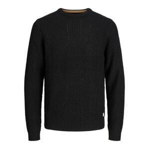 JACK & JONES Sveter 'Stanford'  čierna