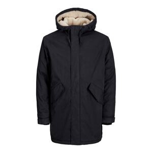 JACK & JONES Zimná parka 'ASHER'  čierna