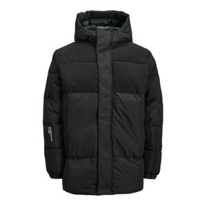 JACK & JONES Zimná bunda 'Force'  čierna / biela