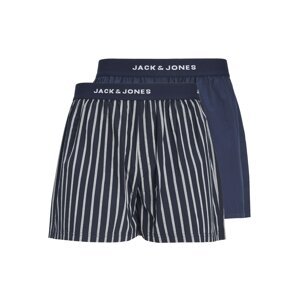 JACK & JONES Boxerky 'CODY'  námornícka modrá / biela