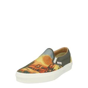 VANS Slip-on obuv  dymovo modrá / tmavozelená / tmavooranžová / hrdzavo červená