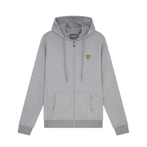 Lyle & Scott Tepláková bunda  limetková / sivá melírovaná / čierna