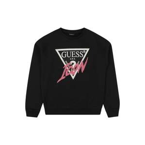 GUESS Sweatshirt  béžová / svetločervená / čierna