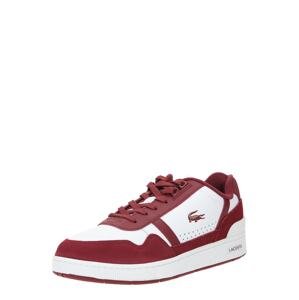 LACOSTE Sneaker  karmínovo červená / biela