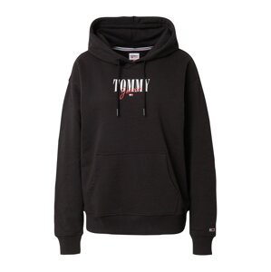 Tommy Jeans Mikina  námornícka modrá / svetločervená / čierna / šedobiela