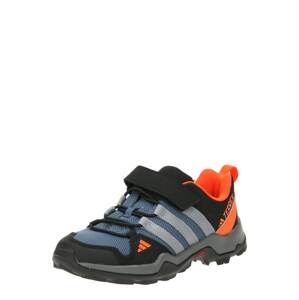 ADIDAS TERREX Poltopánky 'Ax2R Hook-And-Loop'  modrosivá / svetlosivá / tmavooranžová / čierna