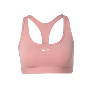 NIKE Športová podprsenka  pastelovo červená / biela