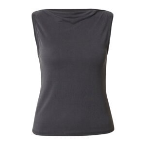 Monki Top 'Anne'  čierny denim