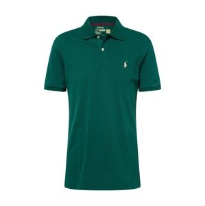 Polo Ralph Lauren Tričko  béžová / tmavozelená