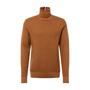 TOMMY HILFIGER Pullover  námornícka modrá / karamelová / červená / biela