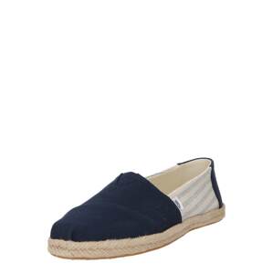 TOMS Espadrilky 'ALPARGATA ROPE'  béžová / námornícka modrá