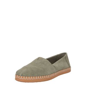 TOMS Espadrilky 'ALPARGATA LEATHER WRAP'  kamenná