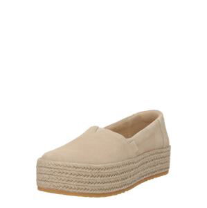 TOMS Espadrilky 'VALENCIA'  svetlohnedá