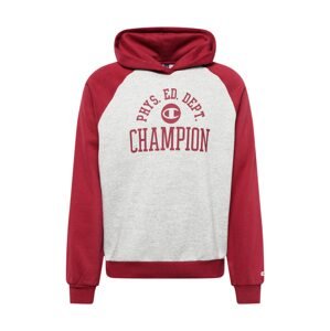 Champion Authentic Athletic Apparel Mikina  svetlosivá / vínovo červená