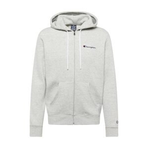 Champion Authentic Athletic Apparel Tepláková bunda  námornícka modrá / sivá melírovaná / šedobiela