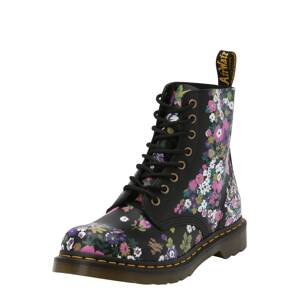 Dr. Martens Šnurovacie členkové čižmy '1460 Pascal'  orchideová / tmavofialová / čierna / biela