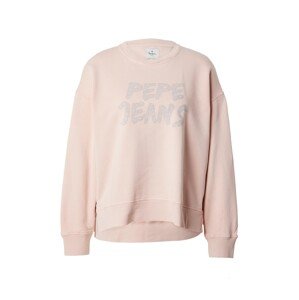 Pepe Jeans Mikina 'BAILEY'  rosé / strieborná