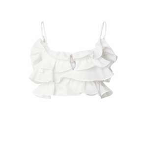 NLY by Nelly Top 'Frill Dream'  biela