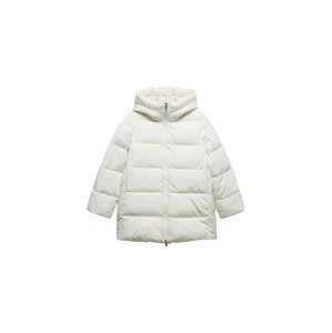 MANGO Zimná bunda 'Tokyo'  biela melírovaná