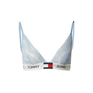 Tommy Jeans Podprsenka  svetlomodrá / biela