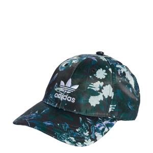 ADIDAS ORIGINALS Čiapka 'Flower Allover Print'  modrá / tmavosivá / jedľová / biela