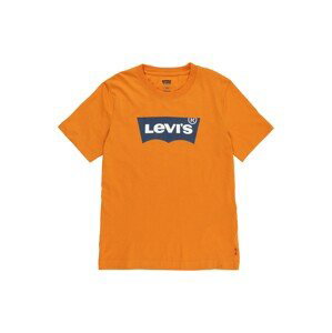 LEVI'S Tričko  dymovo šedá / oranžová / biela