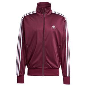 ADIDAS ORIGINALS Tepláková bunda 'Adicolor Classics Firebird'  burgundská / biela