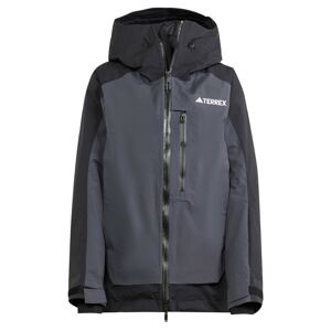 ADIDAS TERREX Outdoorová bunda 'Xperior 2L Insulated Rain.Rdy'  sivá / čierna