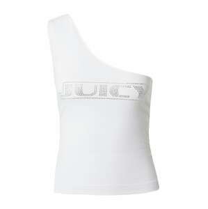 Juicy Couture Top 'DIGI'  strieborná / biela