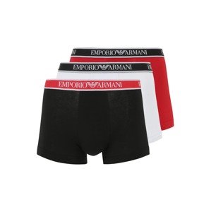 Emporio Armani Boxerky  červená / čierna / prírodná biela