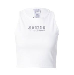 ADIDAS SPORTSWEAR Športový top  tmavomodrá / biela